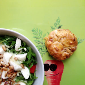 Kleine Genießer | Abendbrot-Ideen | Rezept für herzhafte Muffins & Honig-Senf-Salatdressing