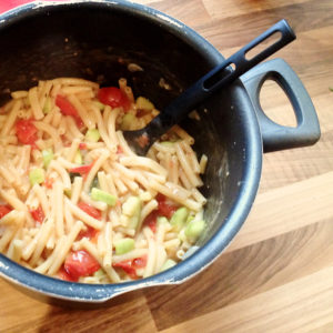 Rezept: One-Pot-Pasta mit Tomaten & Zucchini