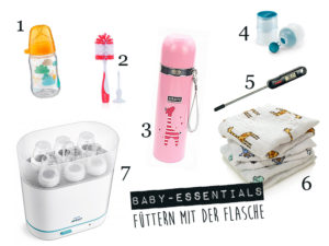 Baby-Essentials - Mit der Flasche füttern